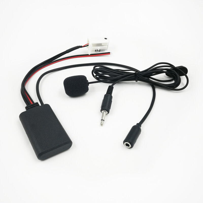 Adaptador de áudio estilo automóvel, 3.5mm, aux-in, cabo fêmea, soquete montável, para bmw e46 98-06, 10pin