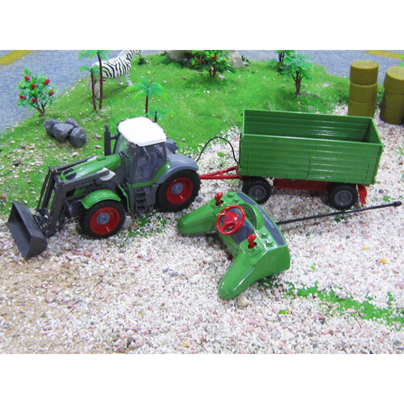 RC Lkw Bauernhof Lkw Fernbedienung Simulation 6 Ch 4 Rad Traktor Auto Dumper Elektronische Hobby Spielzeug Für Kinder Weihnachten geschenk