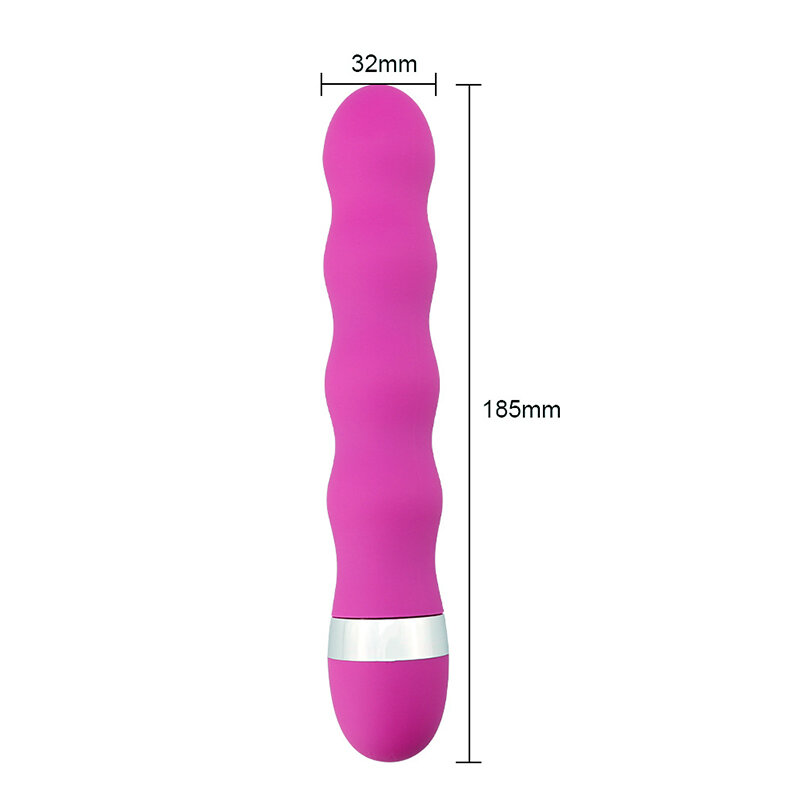 Vibrador vaginal de punto G de varias velocidades para hombres y mujeres, Juguetes sexuales para adultos, tapón Anal, productos eróticos