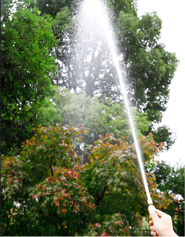 Bocal de pulverização pistola água latão alta pressão pulverizador direto aspersores mangueira para jardim em casa ajustável riego jardín