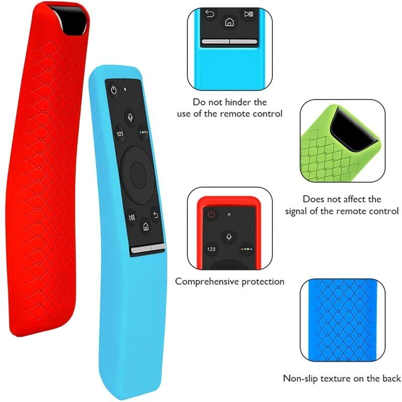 Controle remoto capa protetora de silicone para samsung smart tv BN59-01312A 01312h bn59 01241a 01242a capa de controle remoto