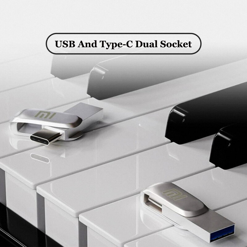오리지널 샤오미 2TB U 디스크 고속 USB 3.1 c형 인터페이스, 휴대 전화 컴퓨터 상호 전송 휴대용 USB 메모리