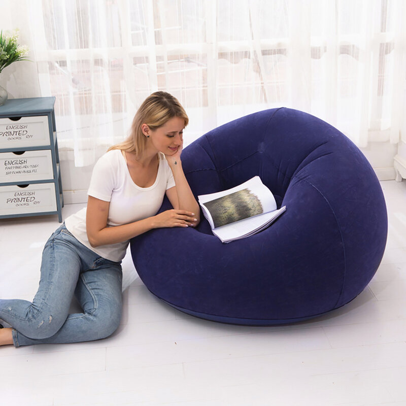 Lounger Bean Bag Chair divano lavabile Ultra Soft camera da letto reclinabile soggiorno confortevole decorazione della casa divano pigro gonfiabile