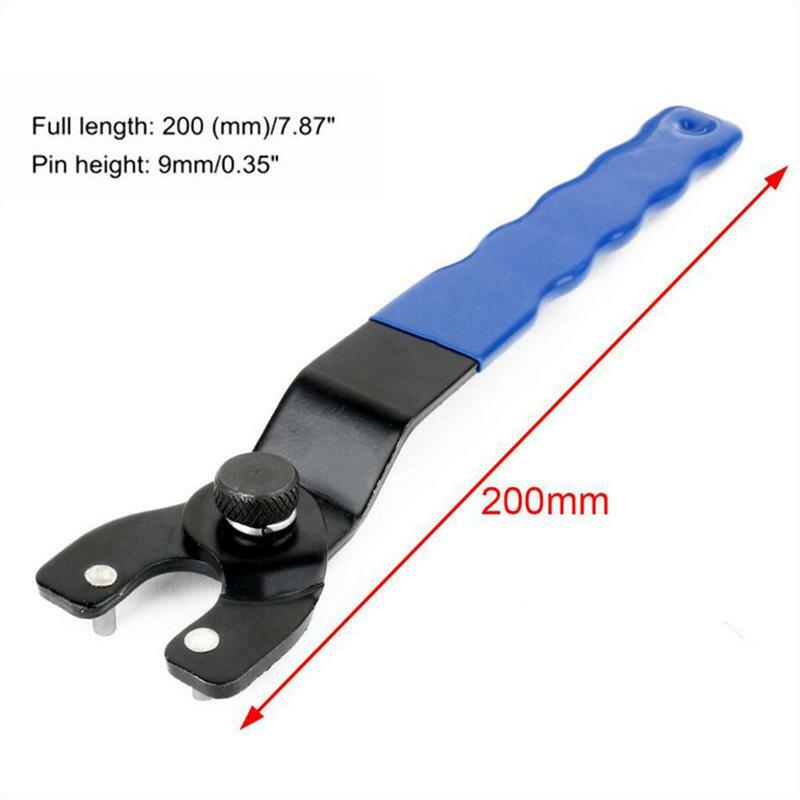Adjustable Angle Grinder Key Pin Spanner Wrench Handle Trimming Cutting Machine Pin Wrench Spanner Household Repair Tool