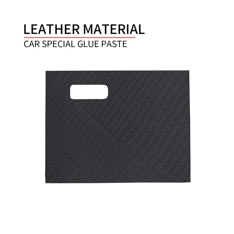 Car Carbon Fiber Leather Storage Glove Box Protector Pad Anti-Kick Pad Anti-Dirty Pad Mat Cover for Mazda 3 AXELA 2022+