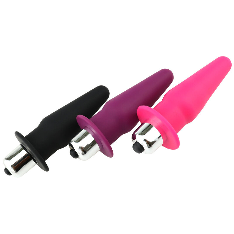 Silicone dedo plugue anal vibrador clitóris estimulador massagem de próstata tampões de extremidade extensor dilatador brinquedos sexuais para mulher masculino 18