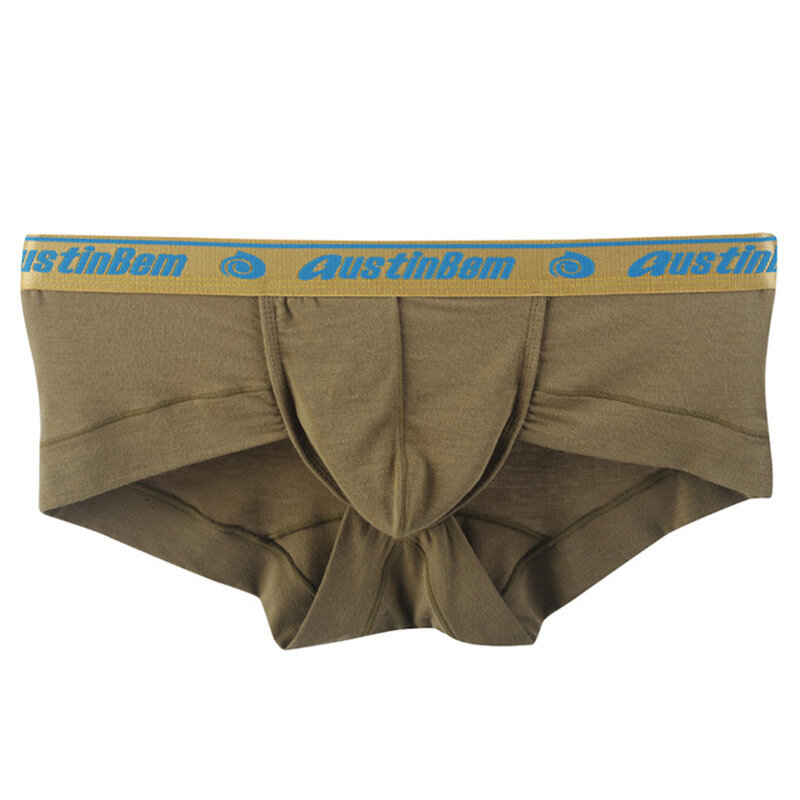 New Sexy Shorts Men's Underwear Triangle U Convex Fashion Sexy Elastic Breathable Traceless Comfortable Men's Underwear