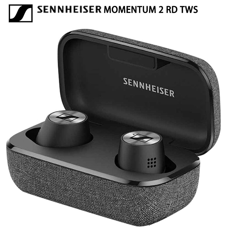 SENNHEISER-auriculares inalámbricos MOMENTUM 2 Rd TWS, cascos con Bluetooth 5,0, AptX, banda con cancelación de ruido, micrófono, IPX4, impermeables