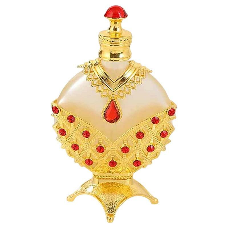 HareemAl Sultan Gold Arabes De Mujer Perfume Dispenser Garrafa De Óleo Essencial De Vidro Do Vintage Frasco De Vidro Perfume Dispenser