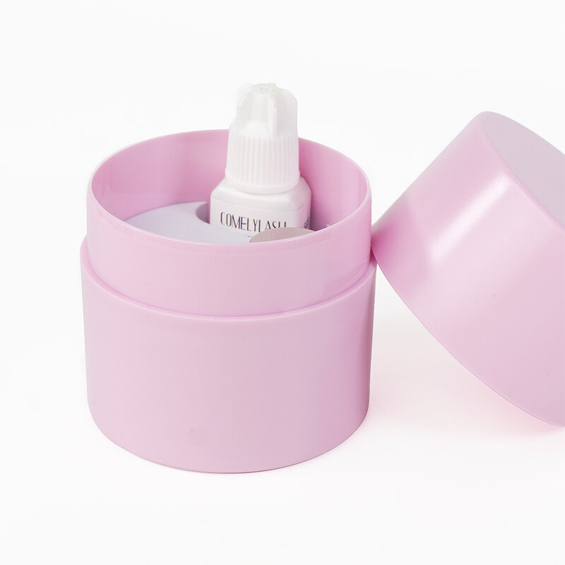 Comelylash-tanque de almacenamiento de pegamento para pestañas, contenedor Individual, soporte adhesivo sellado, herramienta de maquillaje
