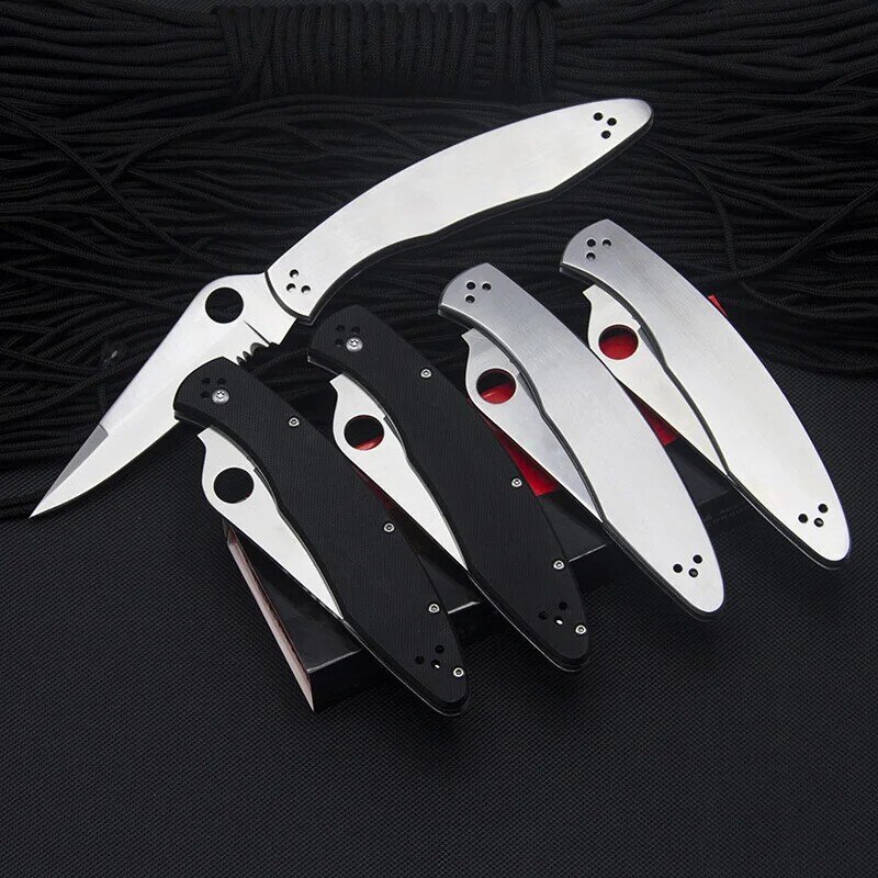 High Hardness Multifunctional Folding Knife Outdoor Camping Safety Defense Pocket Knives Survival Portable EDC Tools HW248