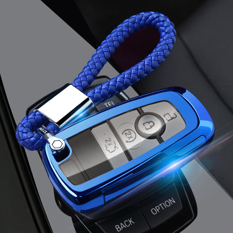 Tpu Auto Remote Key Case Cover Shell Voor Ford Fusion Mustang Explorer F150 F250 F350 2017 2018 Ecosport Rand S-MAX ranger Lincoln