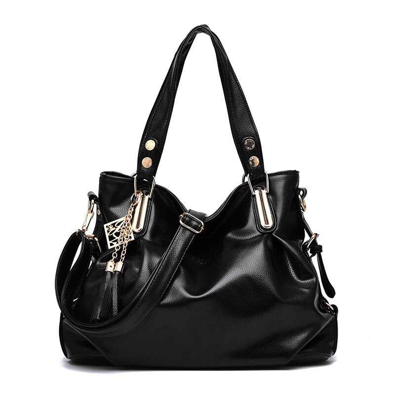 Women Bag Vintage Casual Tote Top-Handle Women Messenger Bags Shoulder Student Handbag Purse Wallet Leather 2020 New