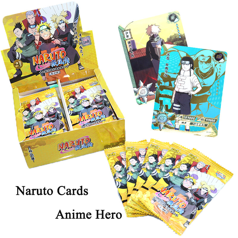 Naruto Anime Peripheral Paper Game Flash Card Original Movie Cartoon Rare Sasuke Itachi Board Games 2022 Naruto Cards Collection