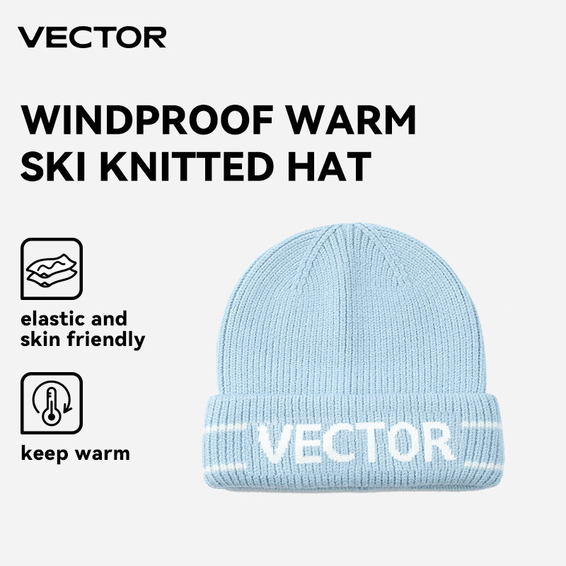 VECTOR – Bonnet tricoté Fluorescent pour femme, couvre-chef chaud, décontracté, nouvelle collection automne hiver