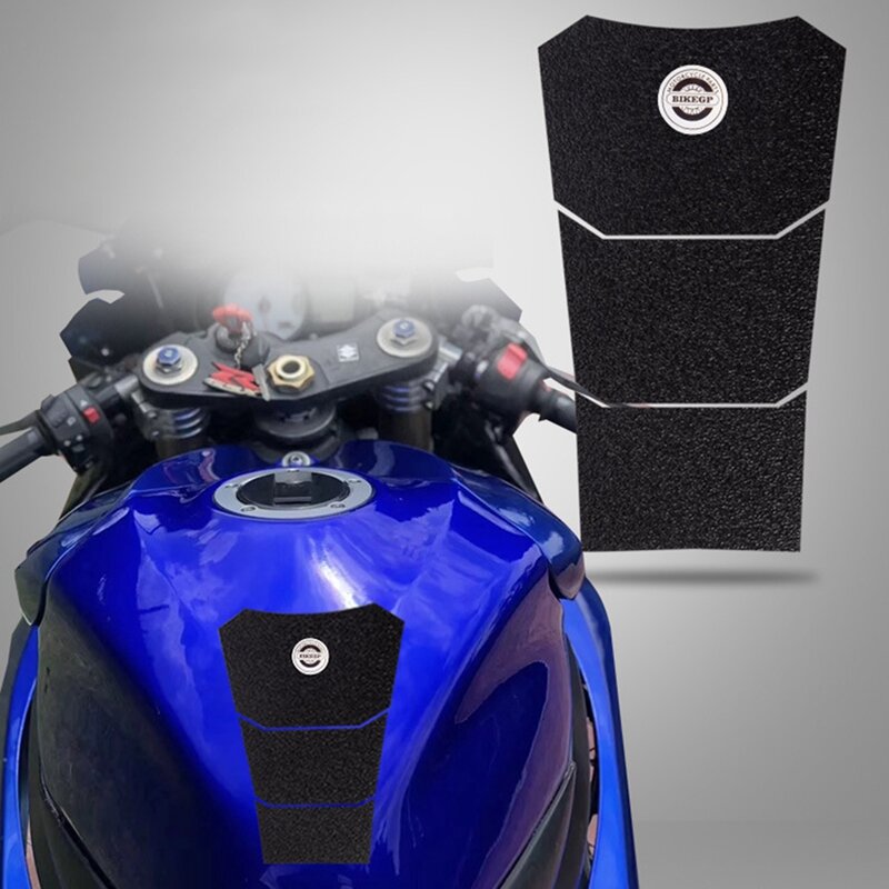 خزان وقود دراجة نارية ملصقا هيكل السمكة ملصقا المضادة للانزلاق حماية الجانب ملصق لسوزوكي GSX-R600 750 K6 2006-2010