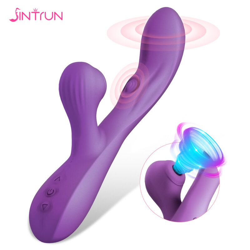 Krachtige G-spot Vibrators Voor Vrouwen Flap Clitoris Stimulator Massager Rabbit Vibrator Sucker Sex Toys Voor Vrouwen