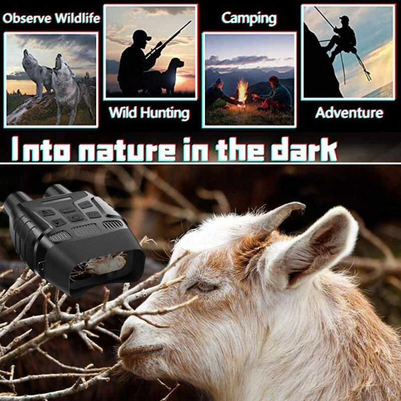 Outdoor Zoom Portable Nachtzicht Verrekijker Infrarood Digitale Jacht Telescoop Camping Apparatuur Fotografie Video Waterdicht