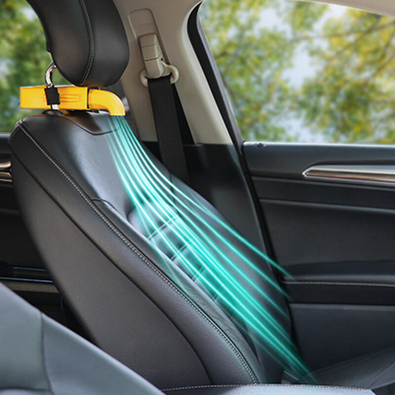 Регулируемый вентилятор для спины сиденья, подзарядка через USB, воздушный вентилятор, охлаждающий вентилятор для заднего сиденья автомобил...