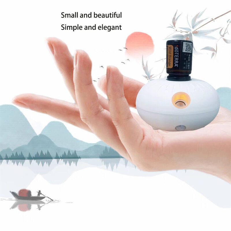 Cute Aroma Diffuser Pure Oil Fragrance Machine Automatic Induction Portable Aromatherapy Timing Spray USB for Bedroom Toilet