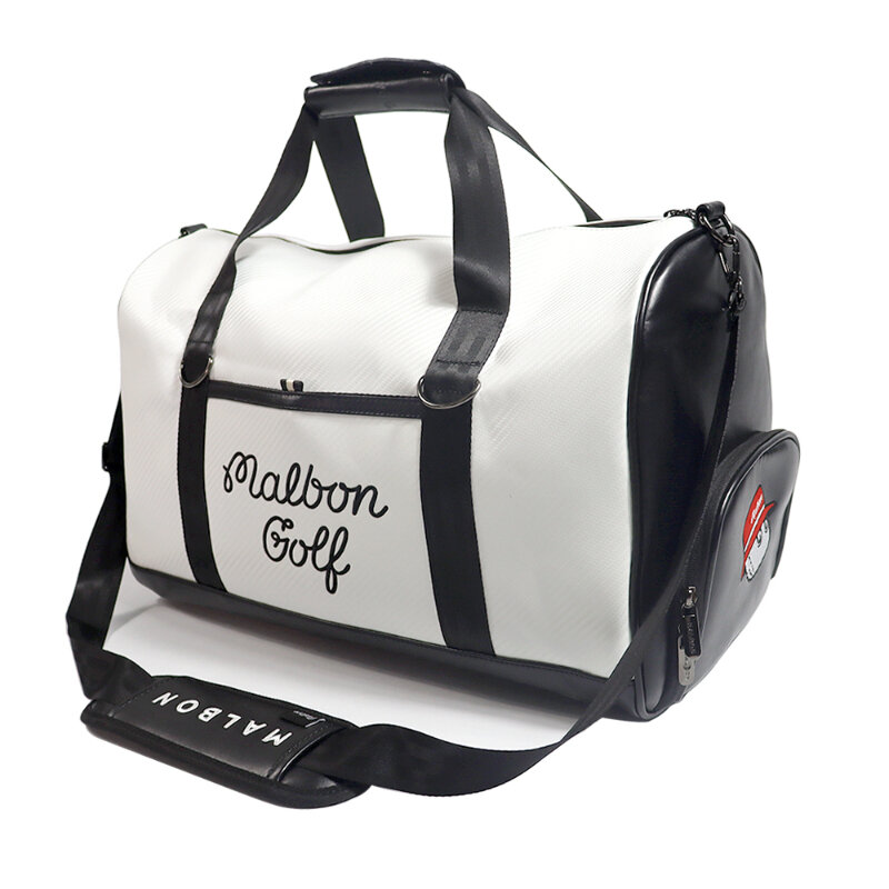 2023 Malbon Outdoor Sports Men and Women Universal Golf Bag Clothing Bag Boston Bag shoe bag