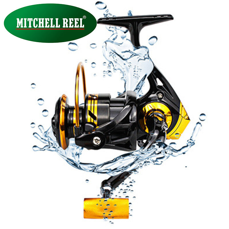 MITCHELL REEL 2022 Fishing Reels Spinning Metal Spool 8-12kg Max Drag 5.2:1 High Speed Carp Spinning Reels Saltwater Reel