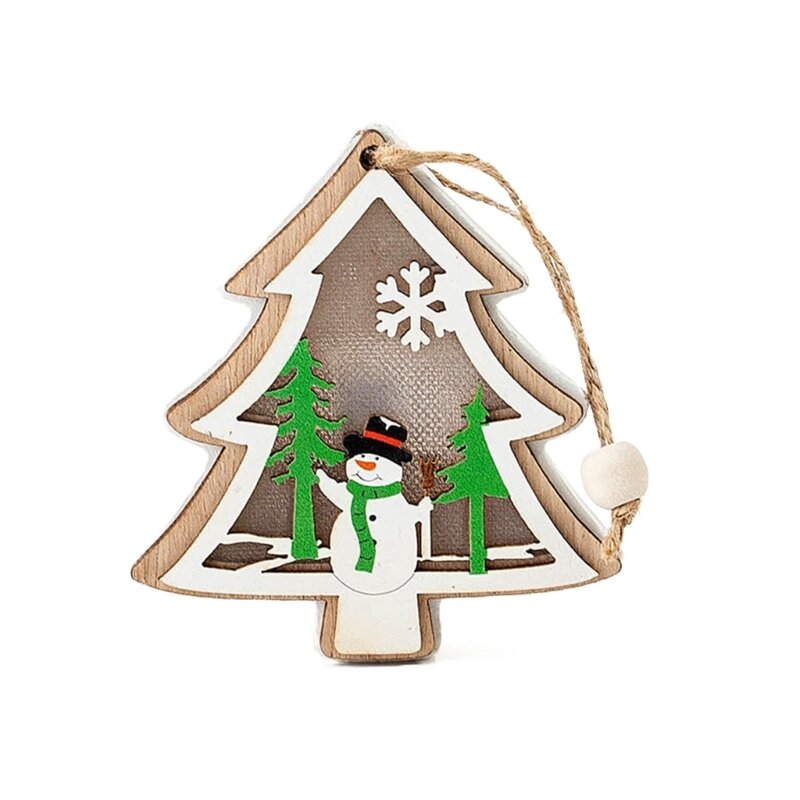 Lâmpada led vento árvore de natal forma noite lâmpada pequena pentagrama lanterna com corda christma árvore pingente ornamento artesanato