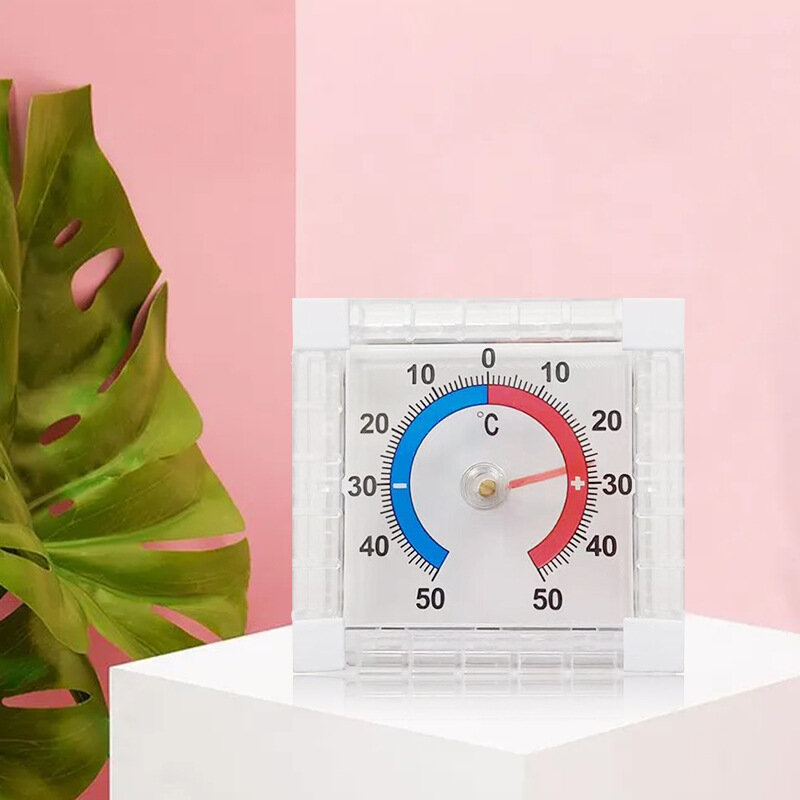 Termômetro de temperatura, janela, ambiente interno e externo, parede, jardim, casa, medição de disco graduado, 1 peça, venda quente