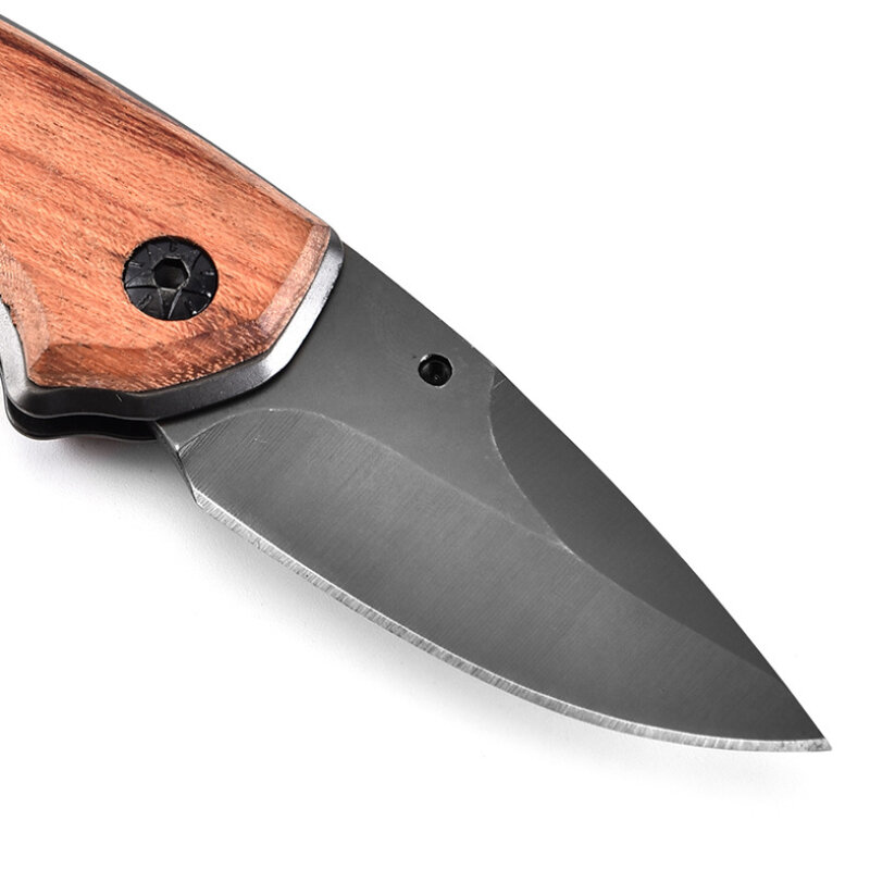 X44 składany nóż taktyczny stalowy bojowy przenośny kieszonkowy tytanowy noże Utility Survival Outdoor Camping samoobrony noże