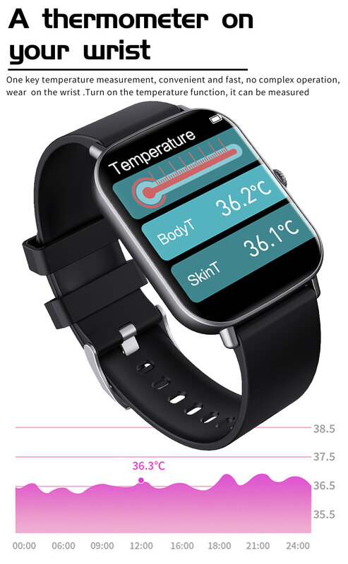 CZJW – montre connectée pour hommes et femmes, moniteur d'activité physique, de fréquence cardiaque, étanche, pour téléphone Android Ios xiaomi huawei, nouveau, 2022