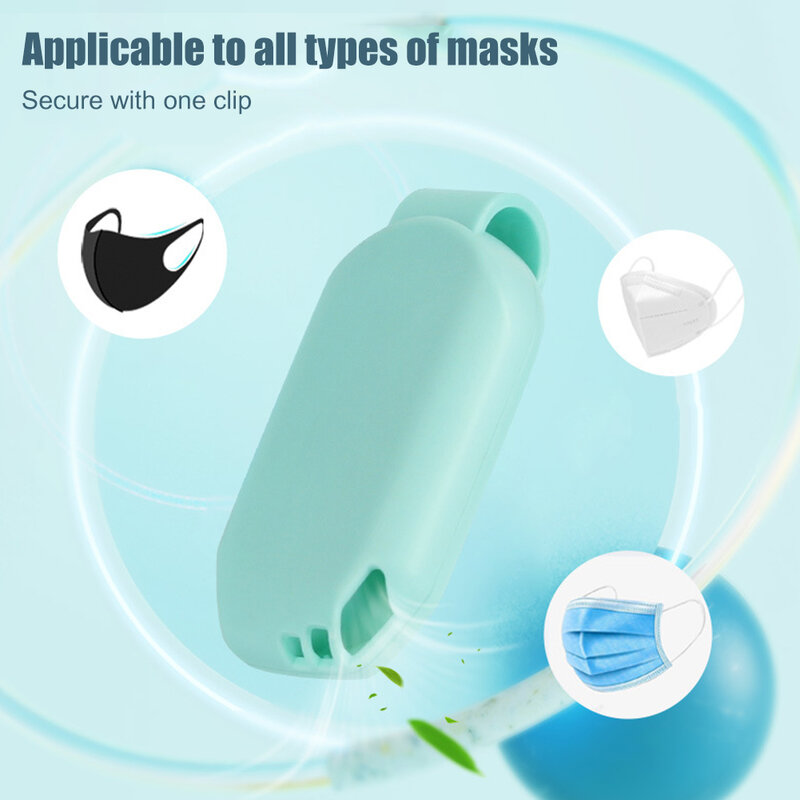 Mini Ventilator Voor Gezichtsmasker Clip Wearable Fan Usb Oplaadbare Persoonlijke Wearable Luchtreiniger Anti Benauwd Ademend Masker Accessoires