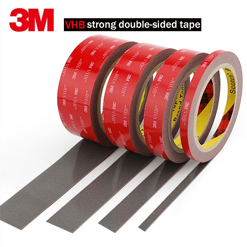 3M VHB Acrylic Adhesive Double Sided Foam Tape Strong Adhesive Pad Waterproof High Quality Reusable Home Car Office Decoration