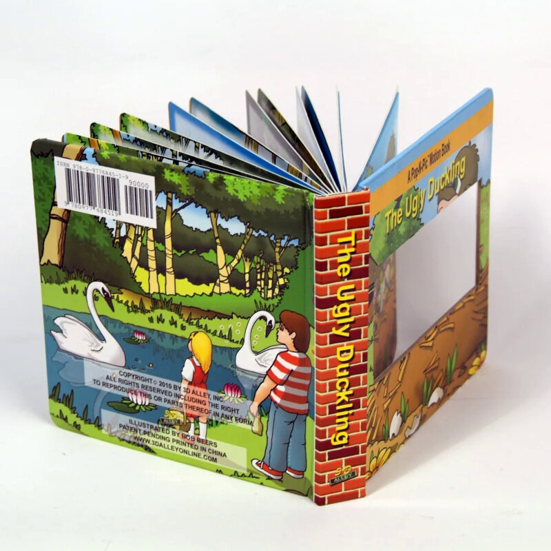 customizd design custom moving picture book with high quality
