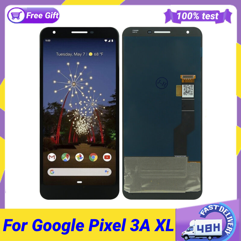 Original AMOLED จอแสดงผลสำหรับ Google Pixel XL 2 2XL 3 3XL 3A 3AXL 4 4XL 4A 5G 5 LCD จอแสดงผล LCD เปลี่ยน