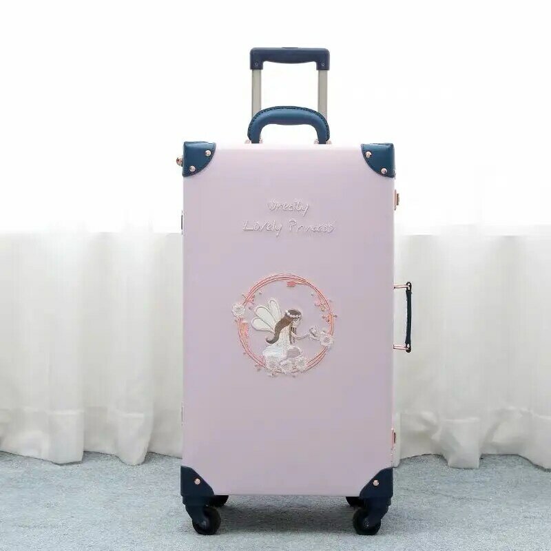 2021 New Retro PU valigia in pelle set donna borsa da viaggio vintage boarding box fashion trolley bagagli ragazze valigia di alta qualità