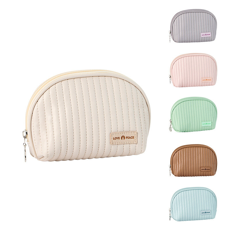 Simple Waterproof Female Makeup Pouch Fashion Fall New Cosmetic Bag Women Makeup Organizer Toiletry Bag Travel Cosmetics Bags