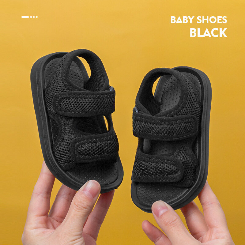 Crianças sapatos para a menina sandálias verão cor sólida do bebê sapatos de fundo macio infantil sandálias de praia scm020