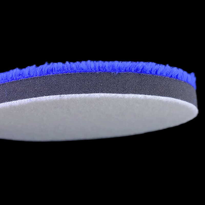 Tampons tampons tampons pour enlever la cire 3/4/5/6/7 pouces, tampons de polissage en microfibre pour polisseuse DA/RO, tampon de coupe en microfibre