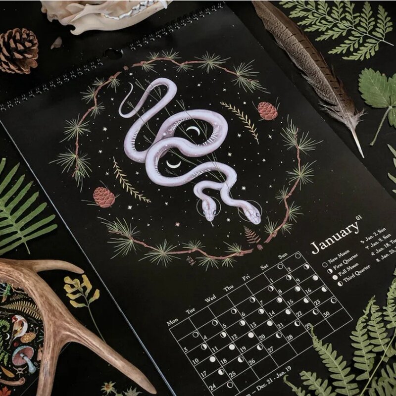 Dark Wald Lunar Kalender 2022 Dark Wald Tier Kalender