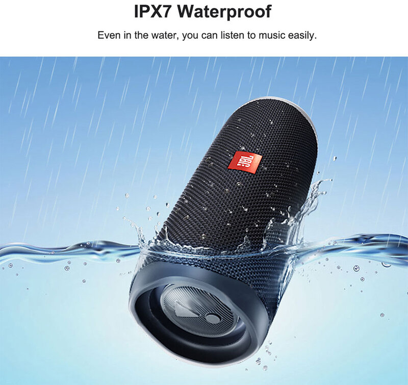 Original JBL Flip 5 Bluetooth Speaker Mini Portable IPX7 Waterproof Wireless Outdoor Stereo Bass Music
