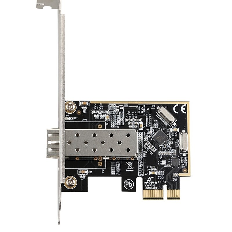 PCI Express X1 1 포트 100Mbps 고속 이더넷 SFP 광섬유 네트워크 카드