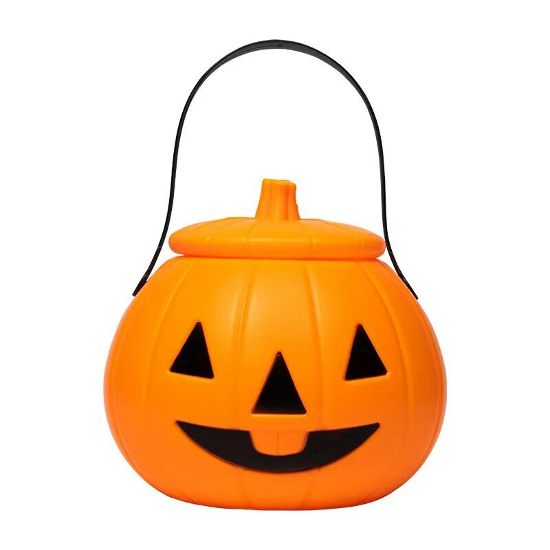 Bolsa de dulces de Halloween, Cubo de azúcar, cesta de calabaza, linterna portátil, decoración de linterna de calabaza de Halloween, decoración, accesorios