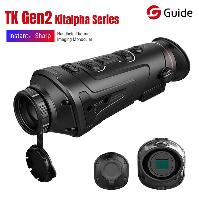 Guia trackir gen2 tk série handheld de imagem térmica monocular tk421 tk431 tk451 visão noturna caça telescópio infravermelho