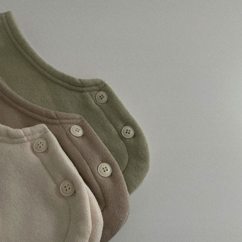 Chaleco de algodón con botones para bebé recién nacido, abrigos cálidos sin mangas, ropa para niños pequeños, invierno coreano