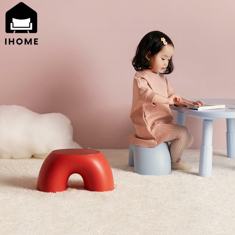 IHOME Rainbow Stool Simple Ring Small Bench Home Round And Comfortable Stool Non-slip Durable Shoe Changing Stool