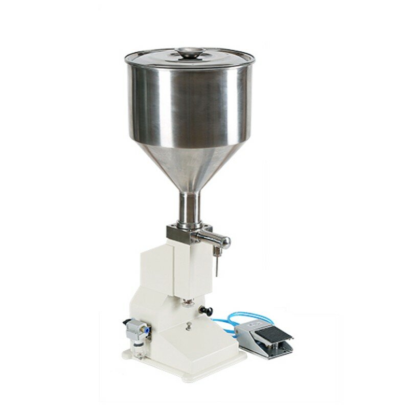 A02 Filling Machine Paste Filler Pnuematic Model Shampoo Cream Cosmetic Liquid Sauce Oil Filler 5~50ml