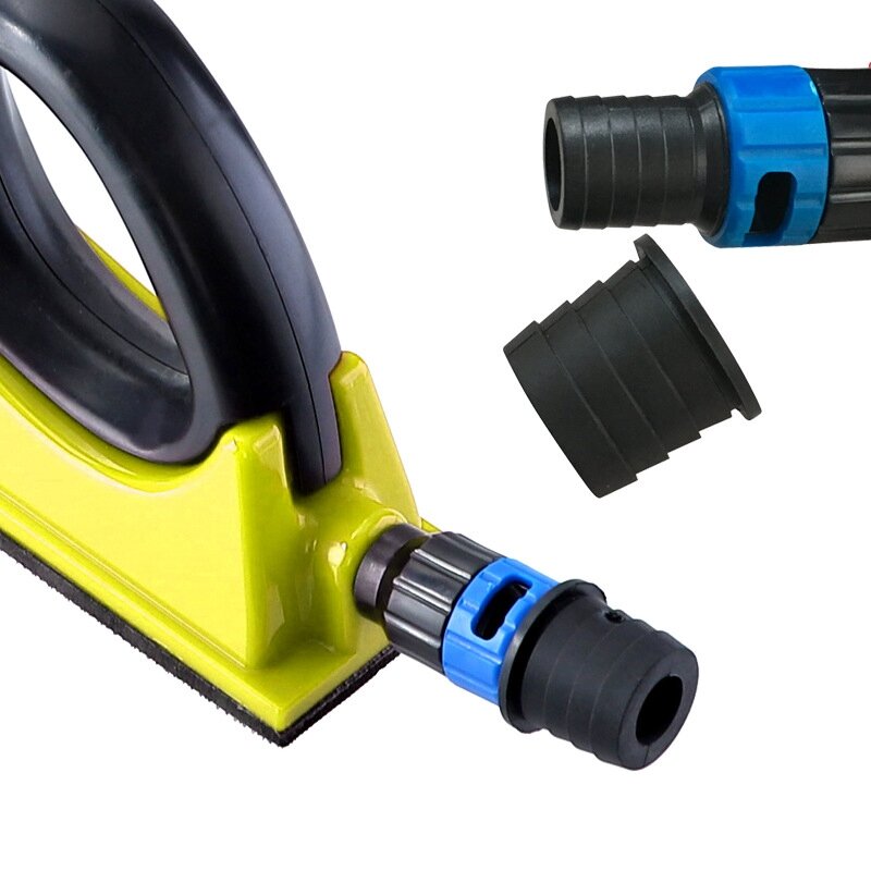 1Pc Sanding Block Hand Dust Extraction Grinding Holder Hook Loop Drywall Vacuum Polish Tools