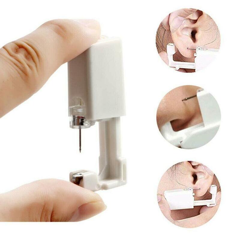 1-20Pcs Ear Piercing Gun Kit Disposable Disinfect Safety Earring Piercer Machine Studs Nose CLip Body Jewelry Piercing Tool Set
