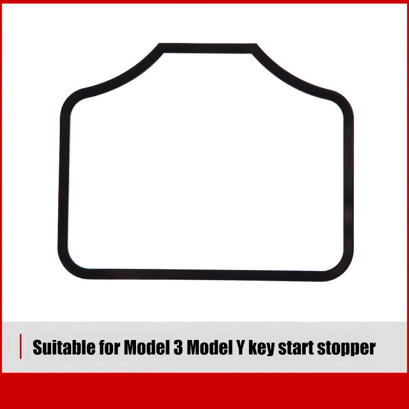 Autosleutel Positie Motor Start Kaart Voor Tesla Model 3 Model Y Houder Decoratie Auto Accessoires Interieur Decoratie