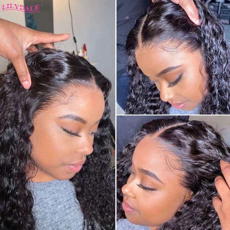 32 Inches Human Hair Wigs Kinky Curly Lace Front Wig 13x4 HD Lace Frontal Wig Pre Plucked With Baby Hair 4x4 HD Lace Closure Wig